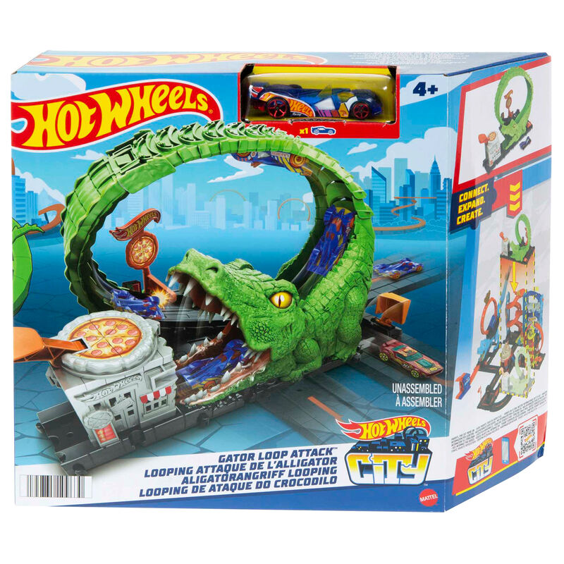 Hot Wheels City Gator Loop Attack - Spännande Lekset för Barn