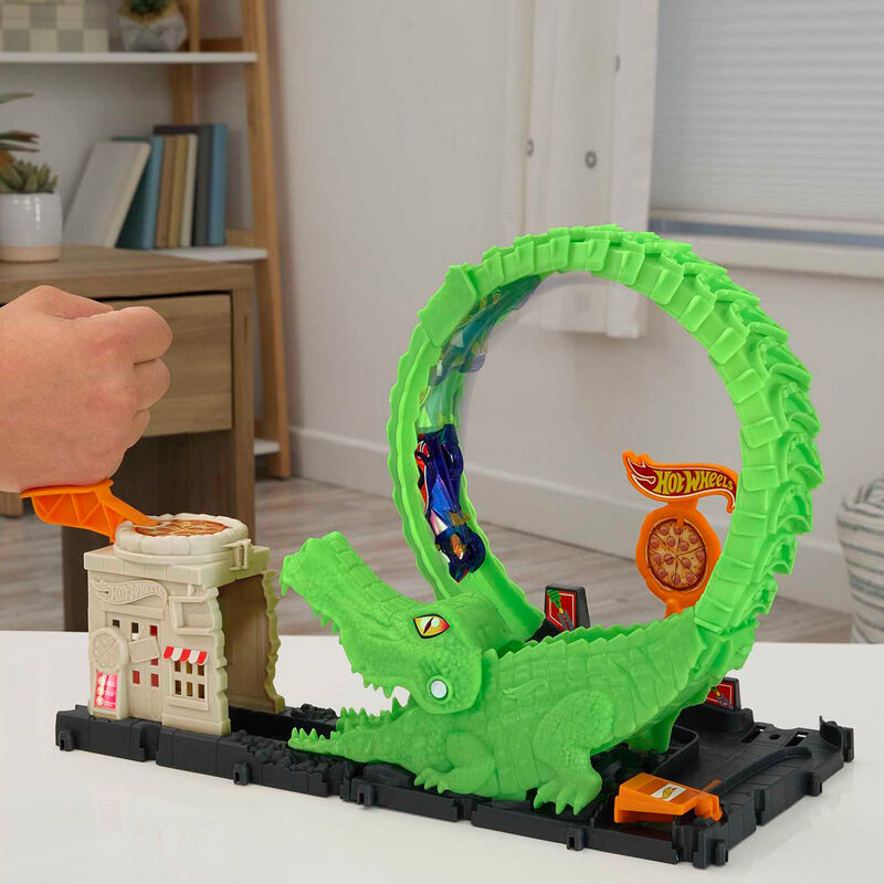 Hot Wheels City Gator Loop Attack - Spännande Lekset för Barn