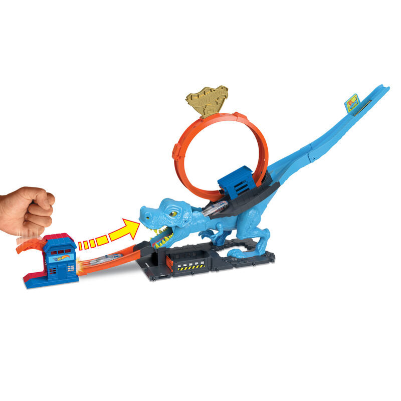 Hot Wheels T-Rex Chomp Down - Spännande Lekset för Barn
