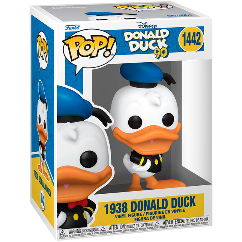 Disney 90-årsjubileum Pato Donald POP Figur