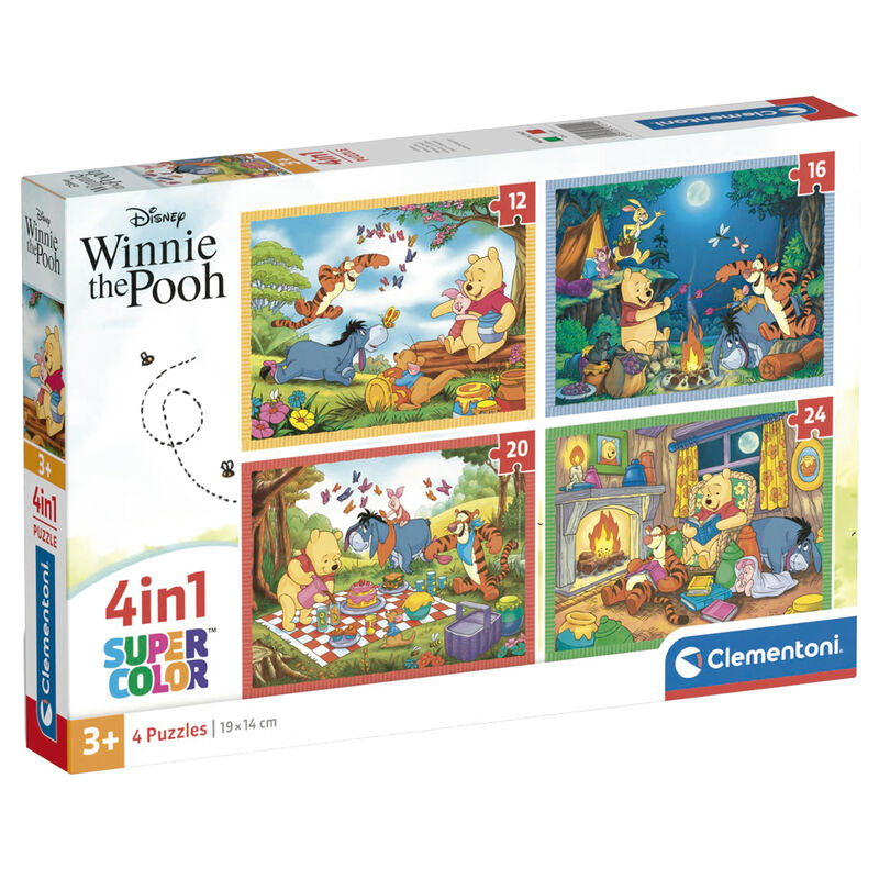 Disney Winnie the Pooh Pussel 12-16-20-24 bitar