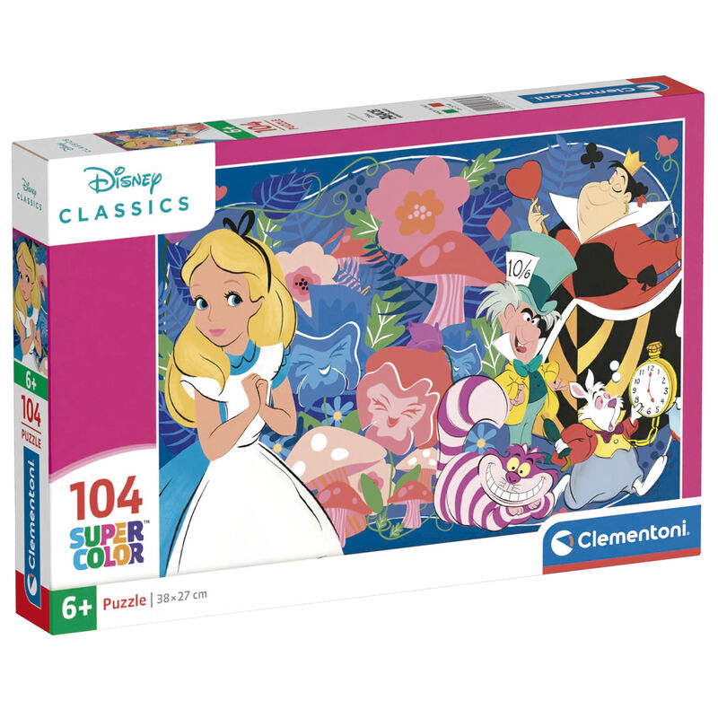 Disney Alice in Wonderland Pussel 104 Bitar