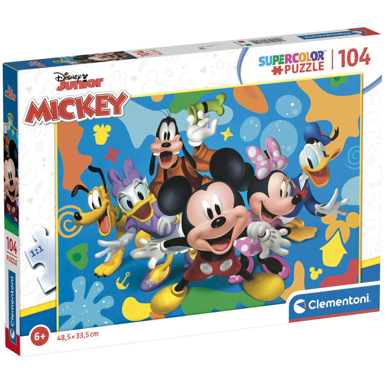 Disney Mickey och Vänner Pussel 104 Bitar