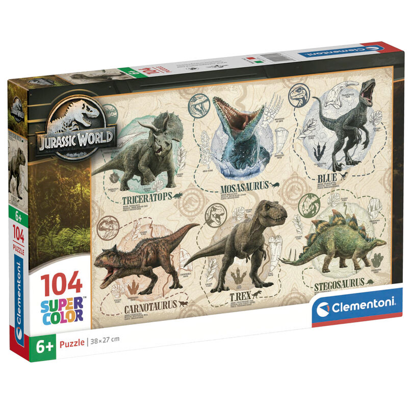 Jurassic World Pussel 104 Bitar