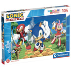 Sonic the Hedgehog Pussel 104 Delar