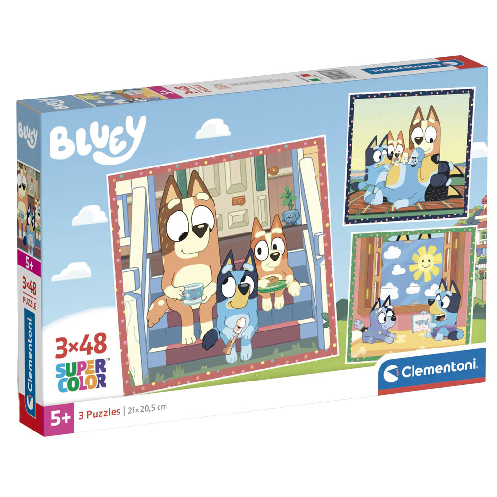 Bluey Pussel 3x48 Bitar