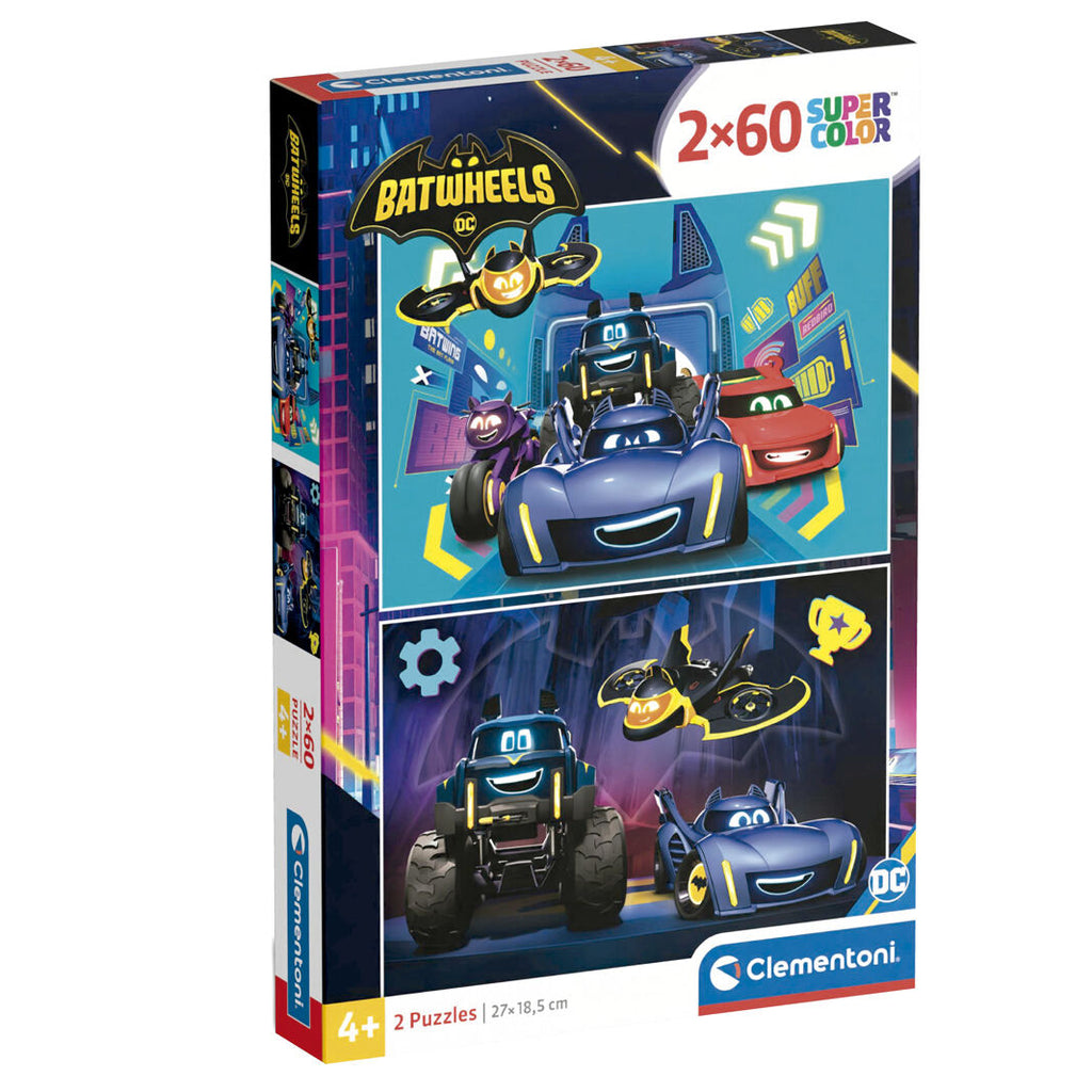 DC Comics Batwheels Pussel 2x60 Pusselbitar