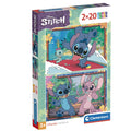 Disney Stitch Pussel 2x20 Bitar