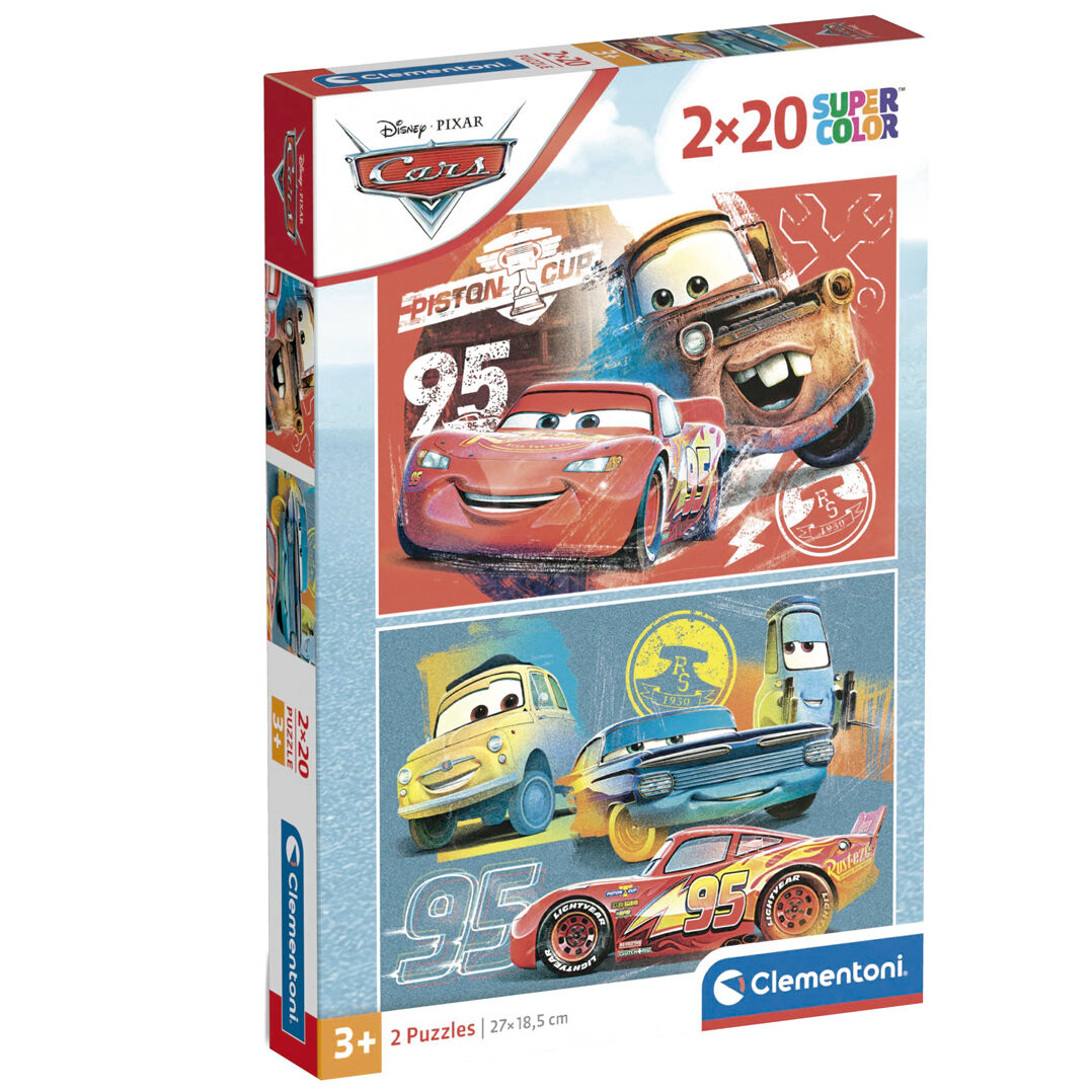 Disney Cars pussel 2x20 bitar