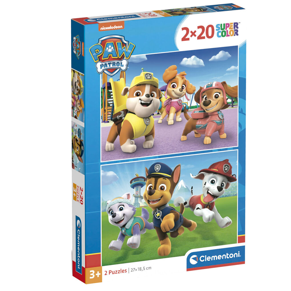 Paw Patrol Pussel 2x20 Delar