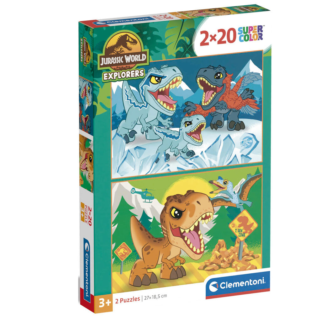 Jurassic World Puzzle 2x20 Delar