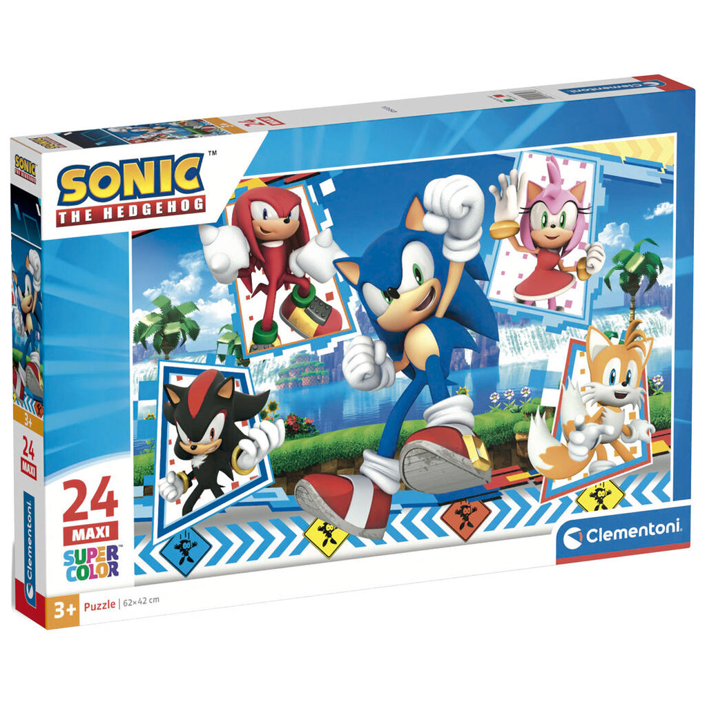 Sonic the Hedgehog Maxi Pussel 24 Bitar