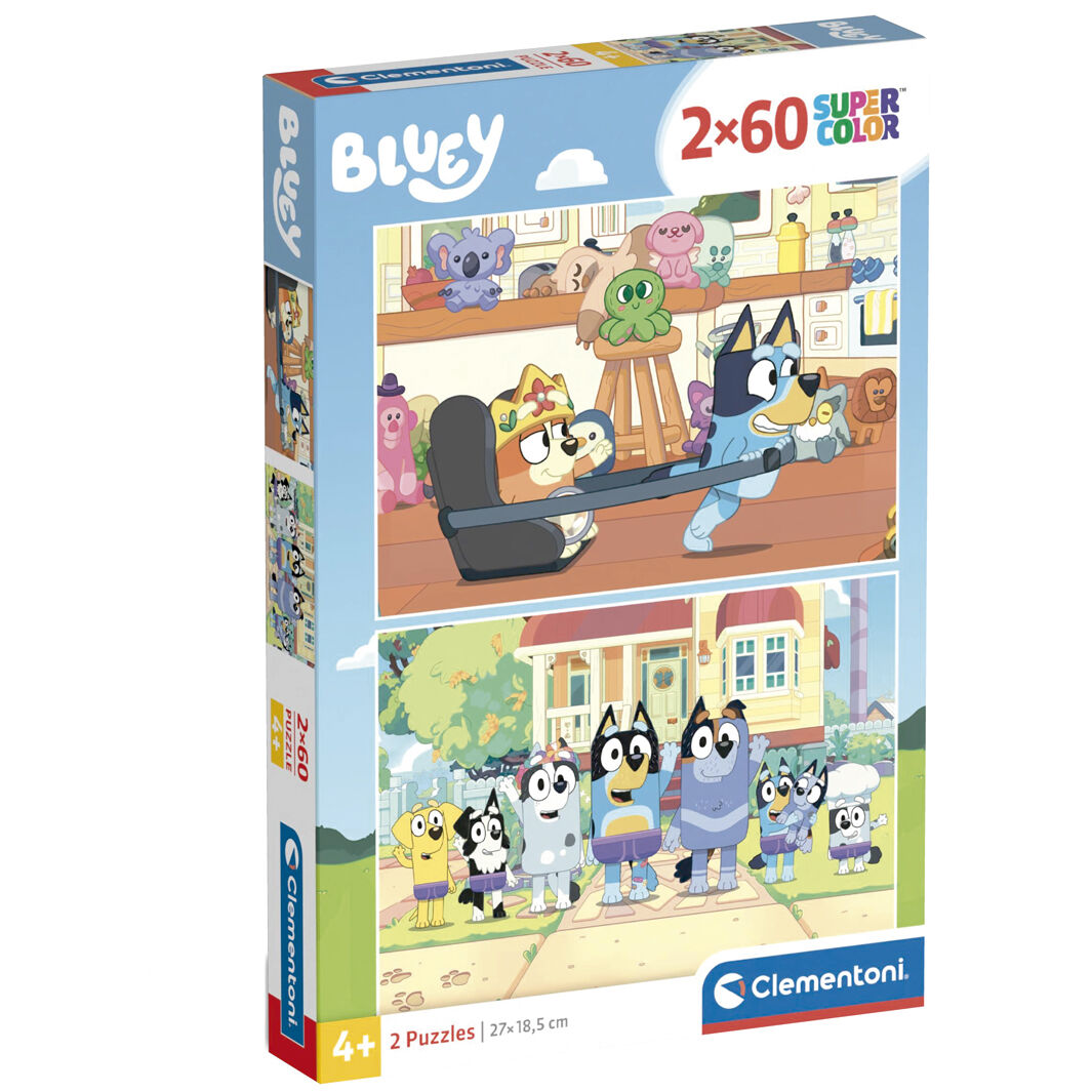 Bluey Pussel 2x60 Bitar