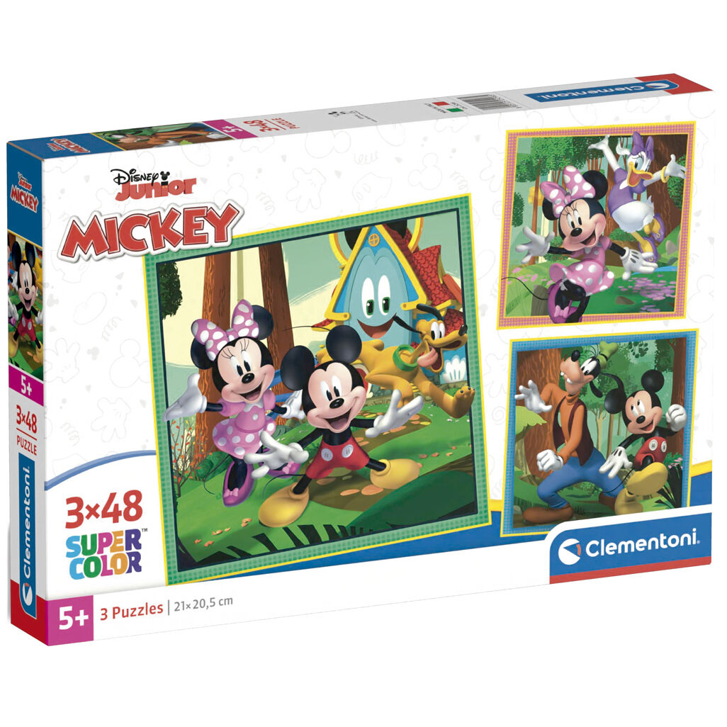 Disney Mickey Puzzle 3x48 delar