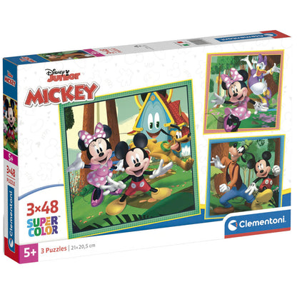 Disney Mickey Puzzle 3x48 delar