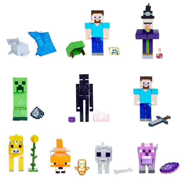 Minecraft Assorterad Figur 8cm