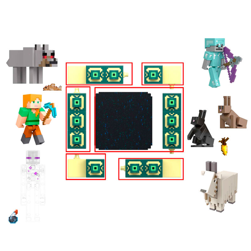Minecraft Assorterad Figur 8cm