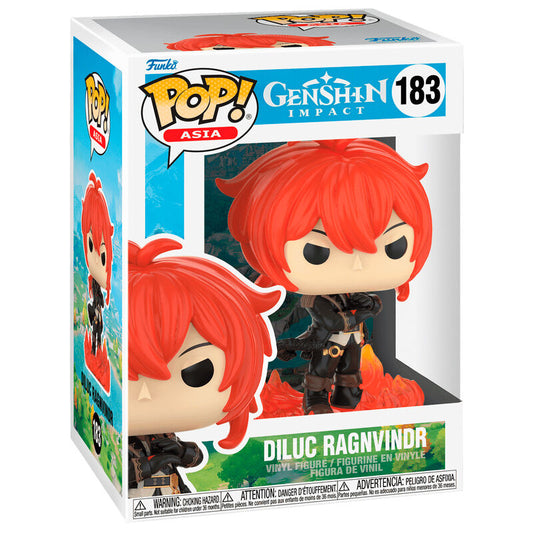 Funko POP Diluc Ragnvindr Genshin Impact Figur