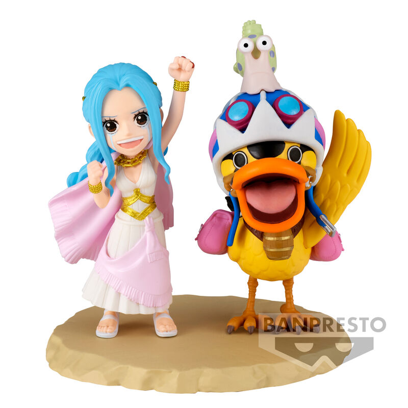 One Piece världens samlarfigur Log Series Nefeltari Vivi & Karoo - 7cm