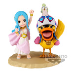 One Piece världens samlarfigur Log Series Nefeltari Vivi & Karoo - 7cm