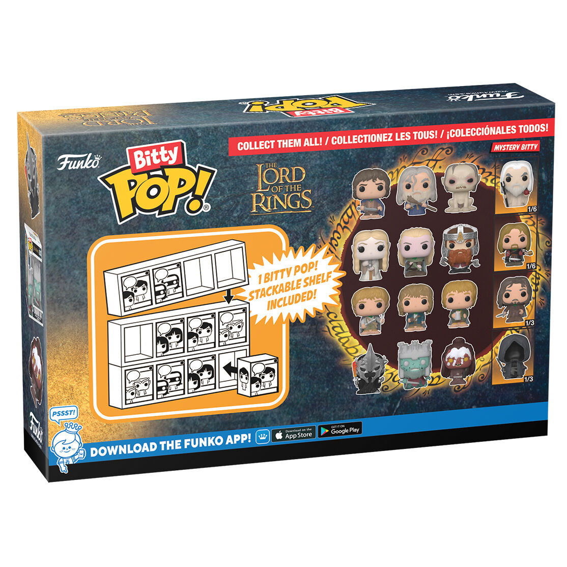 Blister 4 Figurer Bitty POP: The Lord of the Rings - Witch King