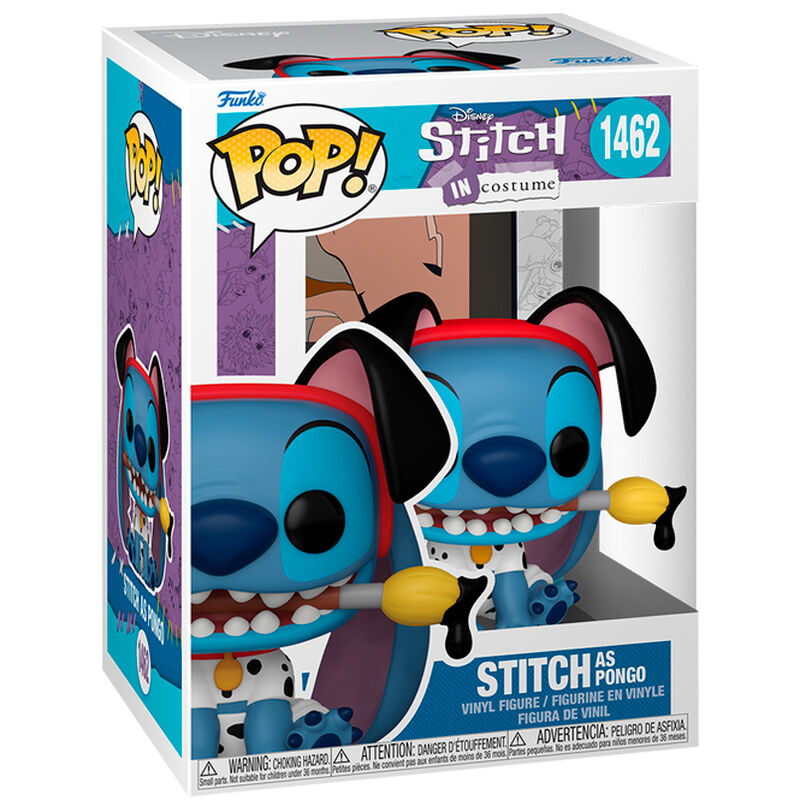 Funko POP Disney Stitch som Pongo - 9cm Vinylfigur