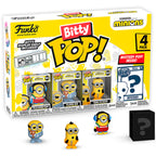 Blister 4 Figurer Bitty POP Minions Serie 3