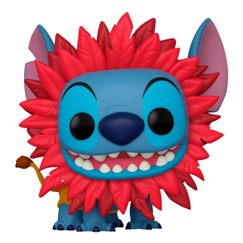 Funko POP Disney Stitch som Simba - Vinylfigur 9cm