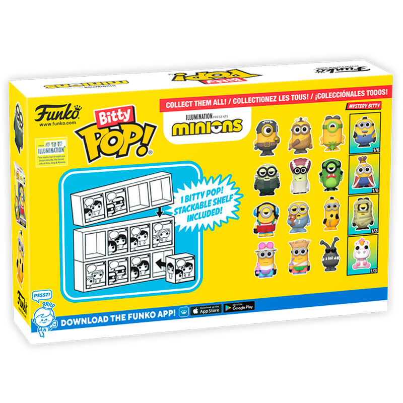 Bitty POP Minions Series 4 - Blister 4 Figuren