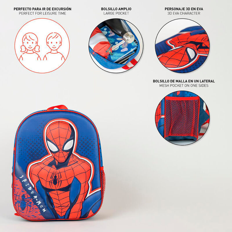Marvel Spiderman 3D Ryggsäck 31cm