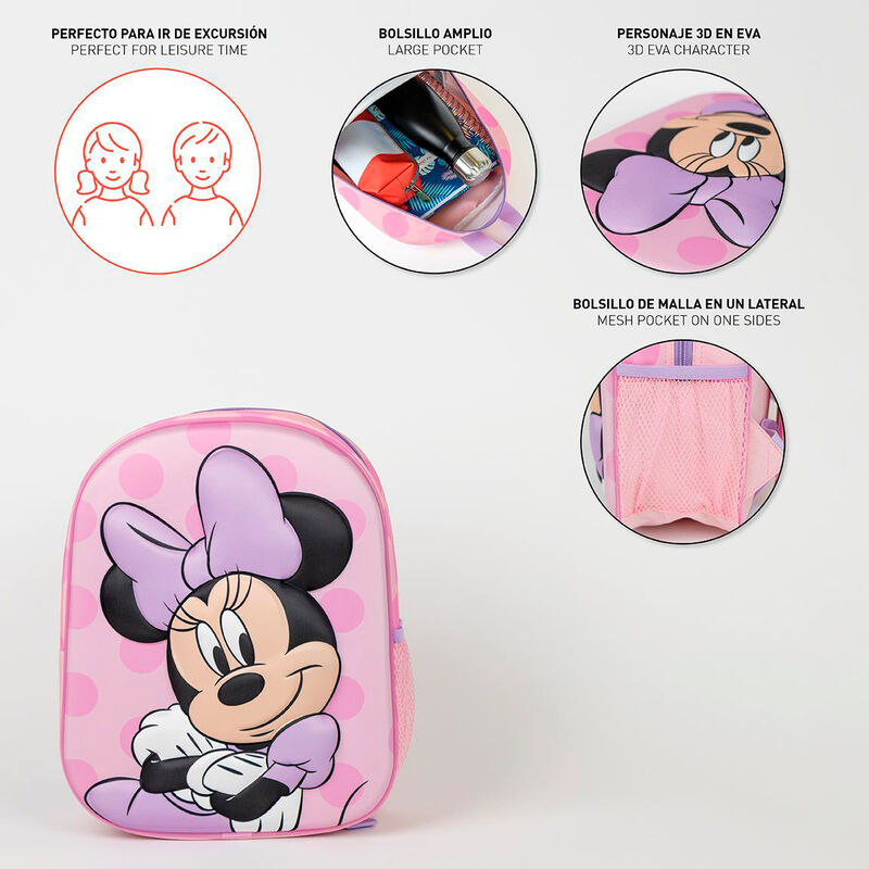 Disney Minnie 3D Ryggsäck 31cm