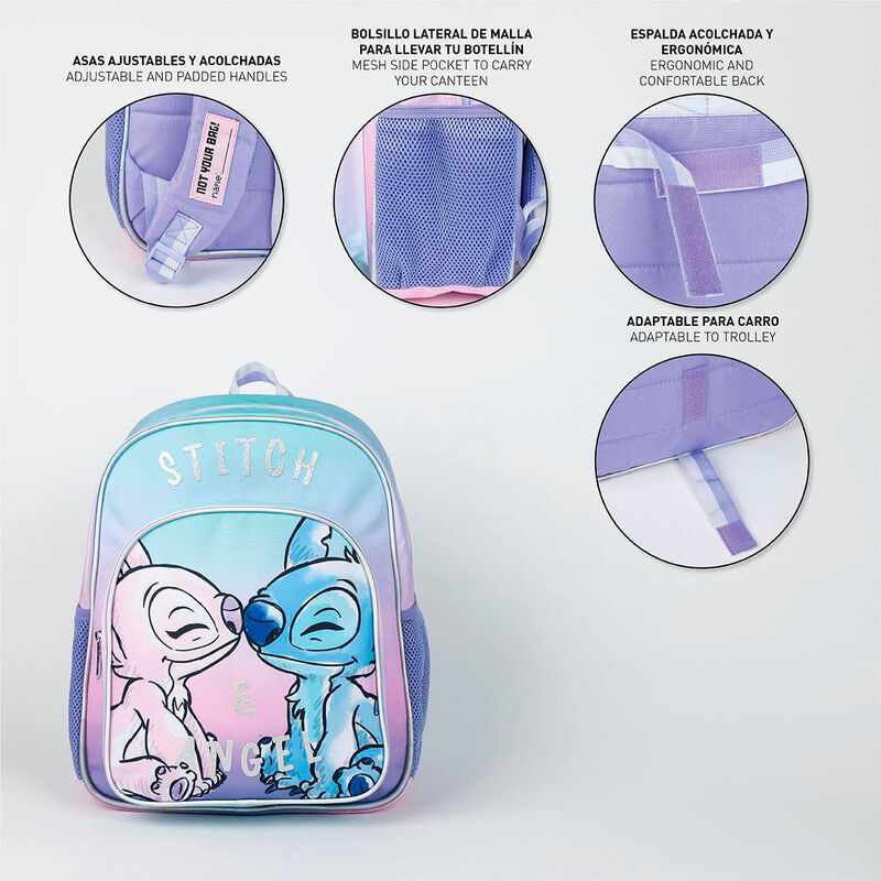 Disney Stitch Ryggsäck 38cm - Perfekt för Barn och Fritid