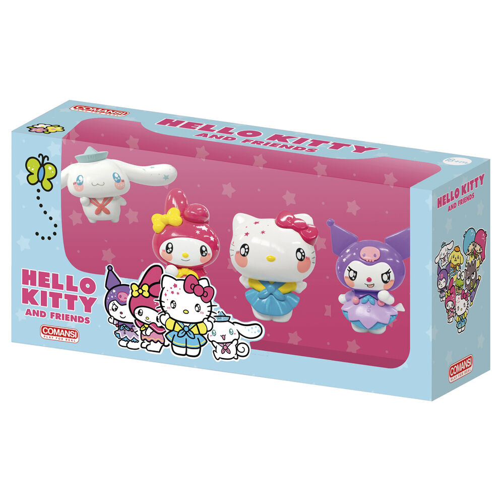 Hello Kitty Vänner Paket - 4 Figurer