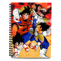 Dragon Ball Z Goku vs Vegeta A2 Anteckningsblock