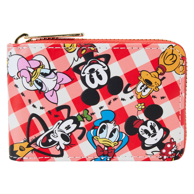 Loungefly Disney Mickey & Friends Picnic Blanket Accordion Plånbok