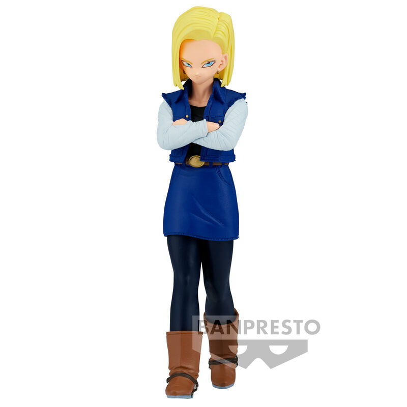 Dragon Ball Z Android 18 Solid Edge Work Figur 17cm
