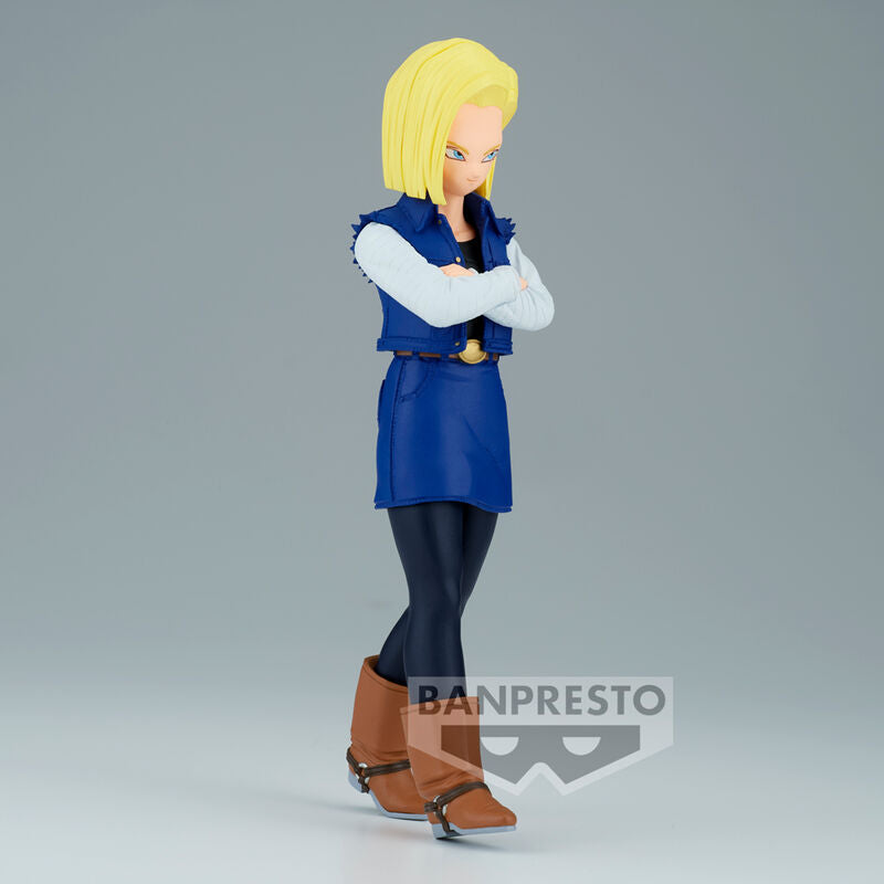 Dragon Ball Z Android 18 Solid Edge Work Figur 17cm