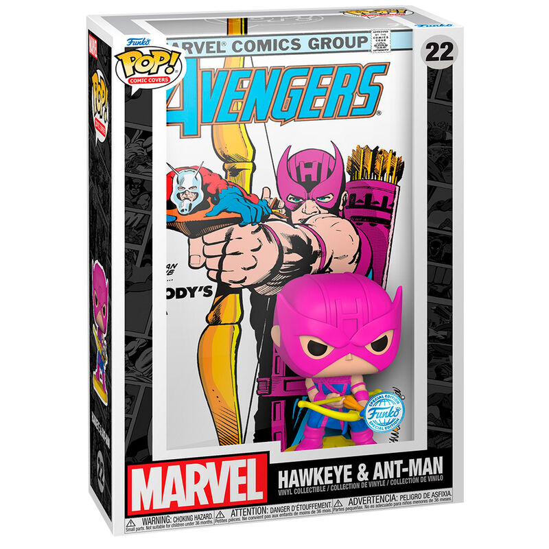 POP-figur Comic Cover Marvel Avengers Hawkeye & Ant-Man Exklusiv