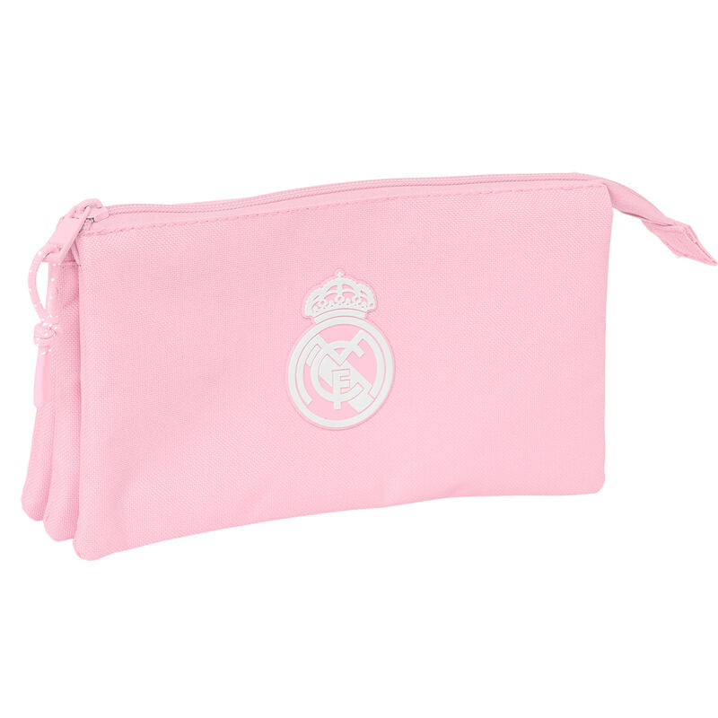Real Madrid rosa trippelt pennfodral