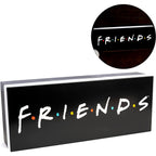 Size: 12x30cm. The black background allows the white Friends letters and the different coloured spacers to stand out when illuminated with the supplied USB cable or 3 AAA batteries (not included). The light can be used free standing or mounted on a wall.