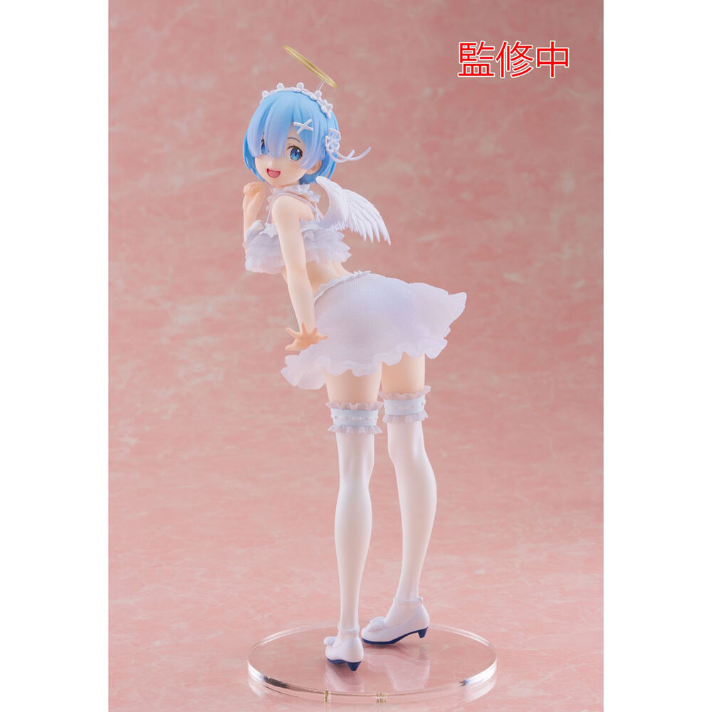 Re:Zero Starting Life in Another World Rem Pretty Angel Figur 15cm