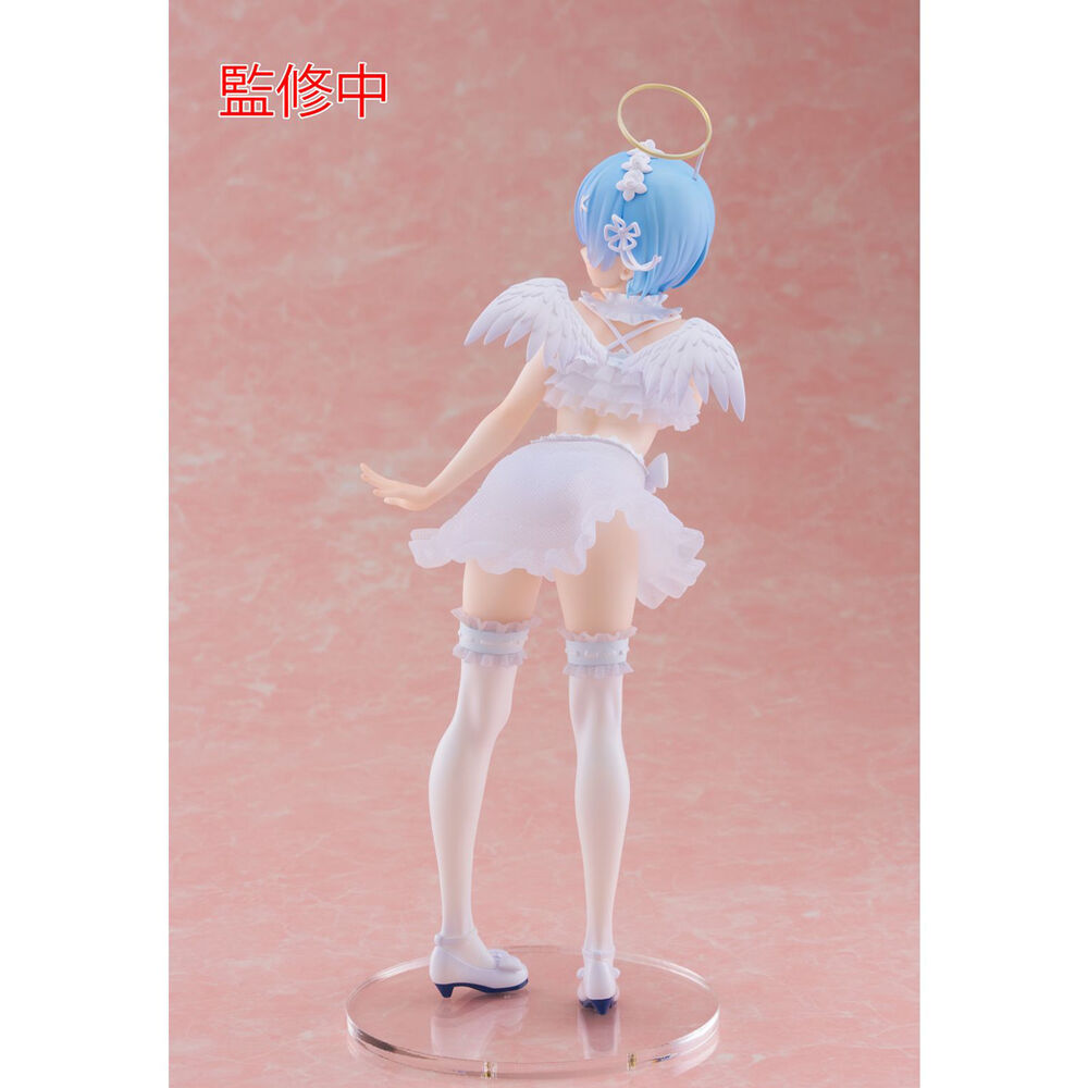 Re:Zero Starting Life in Another World Rem Pretty Angel Figur 15cm
