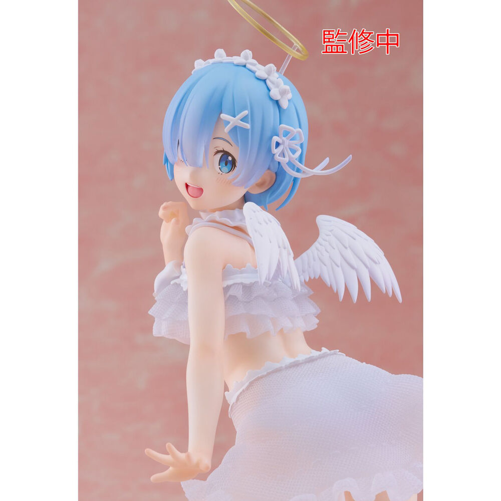 Re:Zero Starting Life in Another World Rem Pretty Angel Figur 15cm