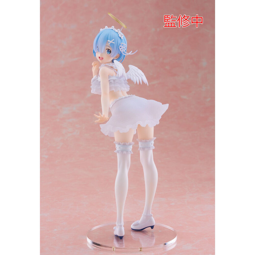 Re:Zero Starting Life in Another World Rem Pretty Angel Figur 15cm