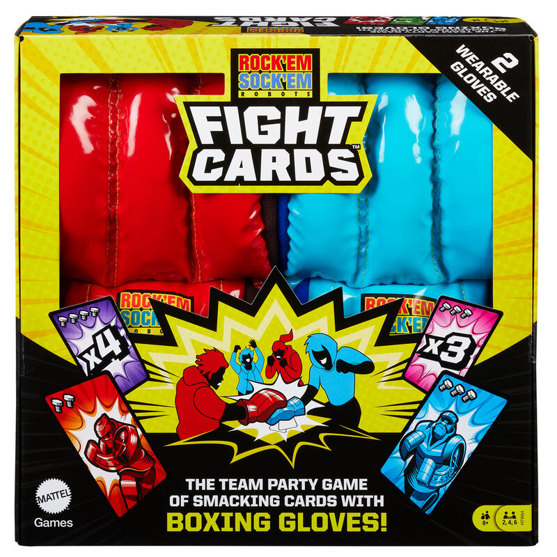Rock Em Sock Em Robots Fight Cards Brädspel