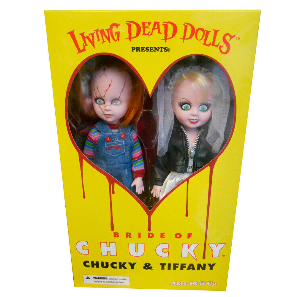 Living Dead Dolls Chucky and Tifanny pack 2 figures 25cm