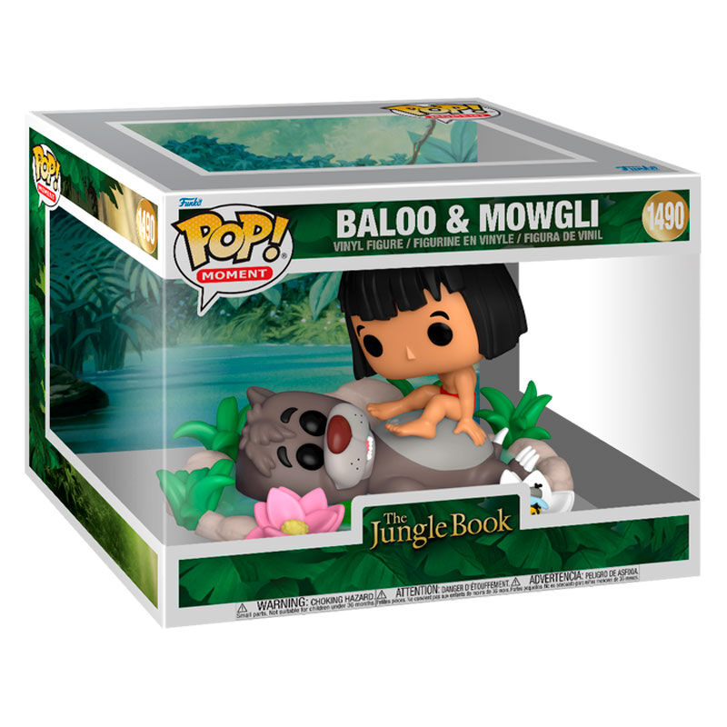 POP Figur Moment Disney El Libro de la Selva Baloo & Mowgli