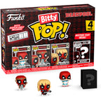 Your favourite Pops! have been shrunk into Bitty Pops! Expand your collection with this assortment of Bitty Pop! figures featuring your most beloved cartoon characters! Each 4-pack comes with one rare or hyper rare mystery Bitty Pop! to complete the series. Bitty Pops! are packaged in hard acrylic cases with detachable bottom lids. Detachable bottom lids double as acrylic bases