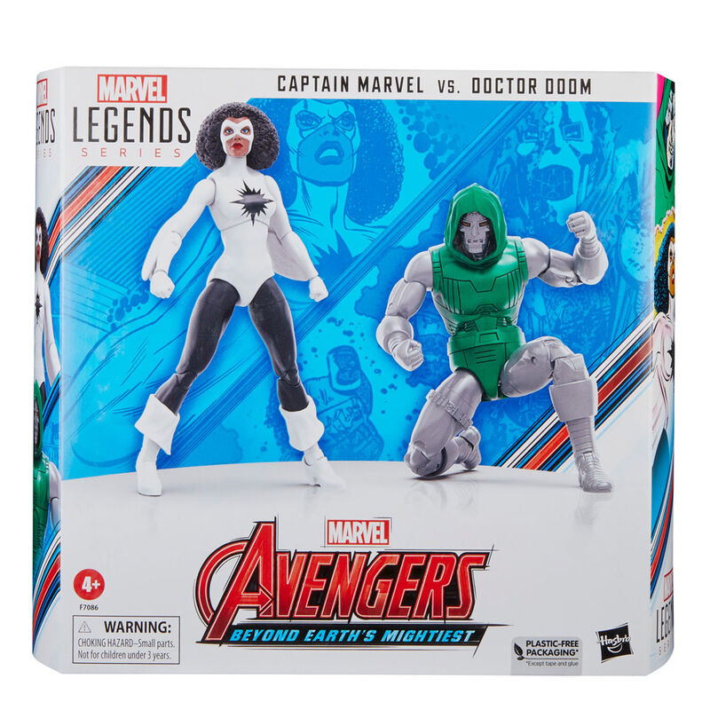 Marvel Avengers Captain Marvel vs. Doctor Doom Figurset