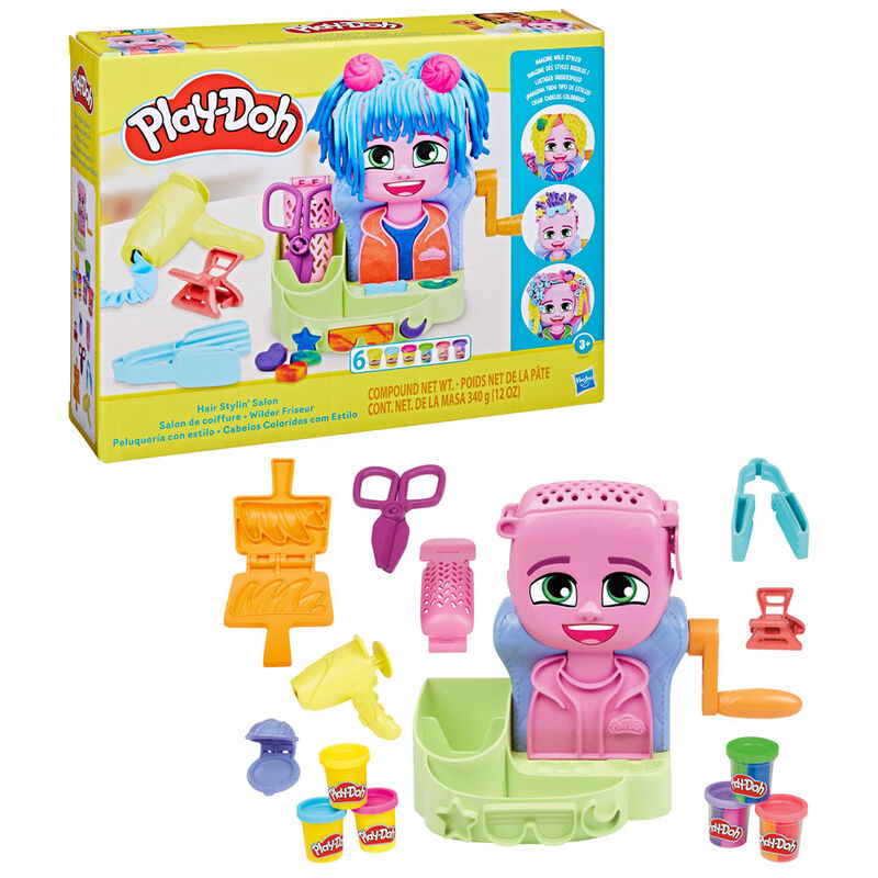 Play-Doh Stylish Hairdressing – Kreativ Frisyrverkstad för Barn